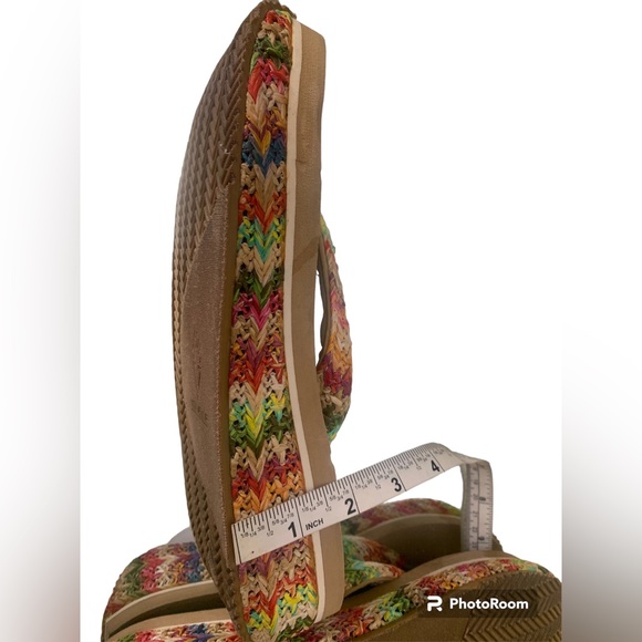 Volatile rainbow wedge sandals size 8 - Picture 4 of 6